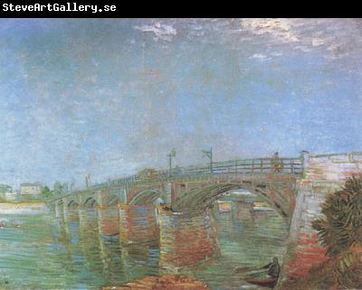 Vincent Van Gogh The Seine Bridge at Asnieres (nn04)